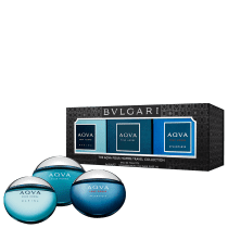 Conjunto Aqva Pour Homme Collection Bvlgari Masculino - Eau de Toilette 3x15ml