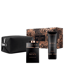 Conjunto Man in Black Bvlgari Masculino - Eau de Parfum 100ml + Pós-Barba 100ml + Nécessaire