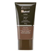 Protetor Solar com Cor Mantecorp Episol Color FPS 70 Pele Negra 40g