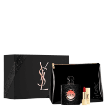 Conjunto Black Opium Yves Saint Laurent Feminino - Eau de Parfum 50ml + Minibatom + Nécessaire