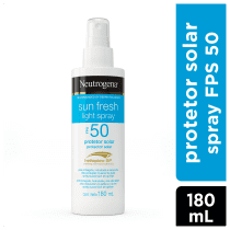 Protetor Solar Neutrogena Sun Fresh Light Spray FPS 50 180ml