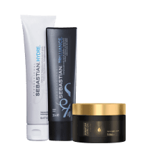 Kit Sebastian Professional Trilliance, Hydre & Dark Oil (3 Produtos)
