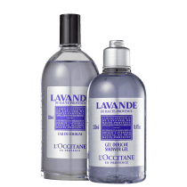 Conjunto Lavanda L'Occitane en Provence Unissex - Eau de Cologne 300ml + Sabonete Líquido 250ml