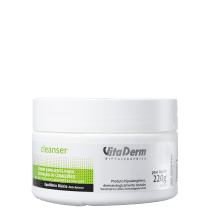 Vita Derm Cleanser Emoliente - Creme Hidratante Facial 220g