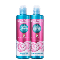 Kit Nick & Vick Antifrizz Cachos Low Poo & No Poo (2 Produtos)
