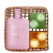 Kit Feito Brasil Vitaminada Néctar de Banho Goiaba (3 Produtos)