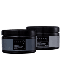 Kit Schwarzkopf Professional Chroma ID Bonding Mask Clear 0-00 + Granite 6-12 (2 Produtos)