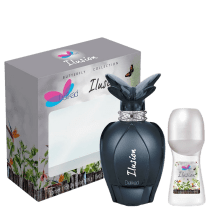Kit Butterfly Ilusion Delikad Feminino - Deo Colônia 120ml + Desodorante Roll-on 10ml