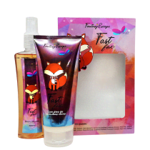 Kit Fantasy Escape Fast Fox Delikad Infantil - Body Spray 200ml + Loção Corporal 200ml