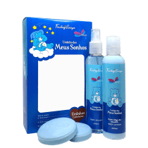 Conjunto Fantasy Escape Ursinho dos Meus Sonhos Delikad Infantil - Body Spray 200ml + Loção Corporal 200ml + 2 Sabonetes