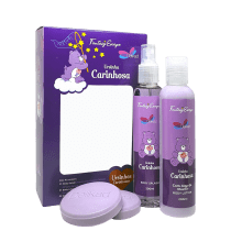 Conjunto Fantasy Escape Ursinha Carinhosa Delikad Infantil - Body Spray 200ml + Loção Corporal 200ml + 2 Sabonetes