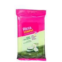 Ricca Pepinow! Pepino + Água Micelar - Lenço Demaquilante (25 Unidades)