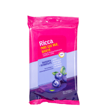 Ricca Mais que Blue, Berry! Blueberry + Probióticos - Lenço Demaquilante (25 Unidades)