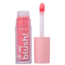 Vizzela Cosméticos Oh My Blush! Cor 03 Rouge Rose - Blush Líquido 6ml