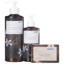 Kit Korres Corpo e Banho (3 produtos)
