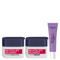 Kit L’Oréal Paris Trio Revitalift Hialurônico (3 produtos)