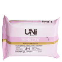 UNImakeup Micellar - Lenço Demaquilante (25 Unidades)