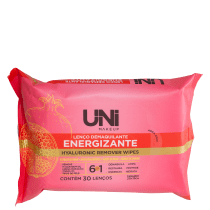 UNImakeup Hyaluronic Remover Wipes - Lenços Demaquilantes (30 Unidades)