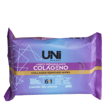 UNImakeup Collagen Remover Wipes - Lenços Demaquilantes (30 Unidades)