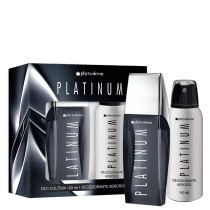 Kit Platinum Phytoderm Masculino - Desodorante Colônia 100ml + Desodorante Spray 110ml