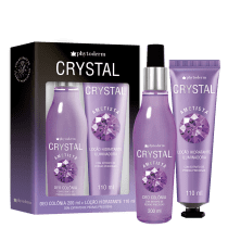 Kit Crystal Ametista Phytoderm Feminino - Body Spray 200ml + Loção Hidratante 110ml