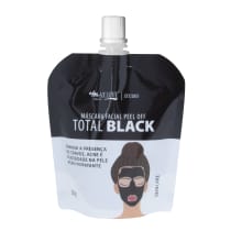 Max Love Máscara Facial Peel Off Total Black - Máscara facial 50g