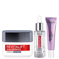 Kit L'Oréal Paris Revitalift Hialurônico Anti-Idade (3 produtos)