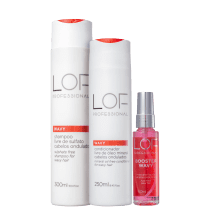 Kit LOF Professional Wavy Hair Care Trio (3 Produtos)