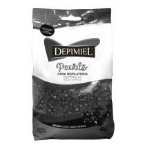 Depimiel Pearls Lama Negra - Cera Depilatória em Pérolas 500g