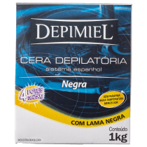 Kit Depimiel Lama Negra - Cera Depilatória 4x250g