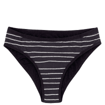Korui Bela Gil Preta e Branca - Calcinha Absorvente PP