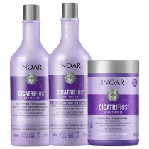 Kit Inoar Cicatrifios Loiro Perfeito Salon Completo (3 Produtos)