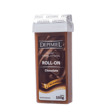 Depimiel Chocolate - Cera Depilatória Roll-On 100g