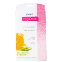 DAXX Higi Depil - Folha Depilatória Corporal (20 Unidades)