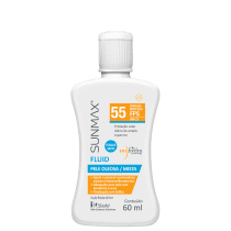 Protetor Solar Sunmax Fluid FPS 55 60ml