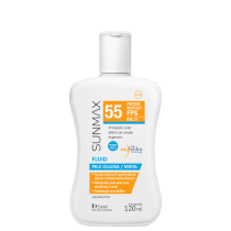 Protetor Solar Sunmax Fluid FPS 55 120ml