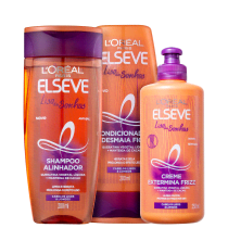 Kit Elseve L'Oréal Paris Liso dos Sonhos Trio (3 Produtos)