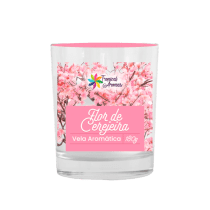 Imagem do produto Vela Aromática Perfumada 180gr Flor de Cerejeira Tropical Aromas