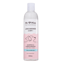 Mr. & Miss Pet Cosméticos Mr. Miss Love Shower 2X1 - Shampoo 500ml