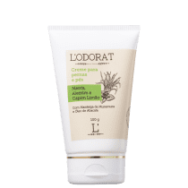 L'ODORAT Menta, Alecrim e Capim Limão - Creme para Pernas e Pés 100g