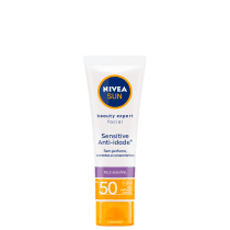 Protetor Solar Facial NIVEA SUN Beauty Expert Sensitive Anti-Idade FPS 50 50g