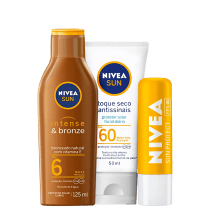 Kit NIVEA Intense Bronze & Antissinais (3 Produtos)