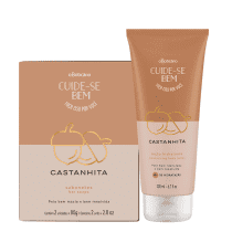 Combo Cuide-se Bem Castanhita: Loção Hidratante 200ml + Sabonetes em Barra