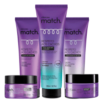 Combo Match Rotina Tradicional Cabelos Cacheados