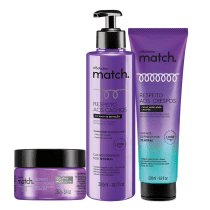 Combo Match Rotina Liberada Cabelos Crespos