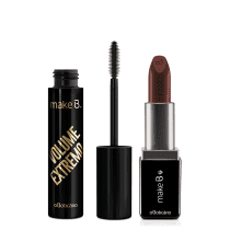 Combo Make B.: Máscara Volume Extremo + Batom Cremoso Revolution Brown