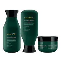Combo Nativa SPA Baunilha Real: Shampoo + Condicionador + Máscara Capilar