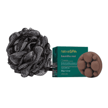 Combo Nativa SPA Baunilha Real: Sabonete em Barra + Esponja de Banho