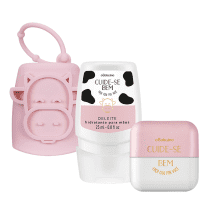 Combo Cuide-se Bem Deleite: Hidratante Labial + Creme Desodorante Mãos + Capinha