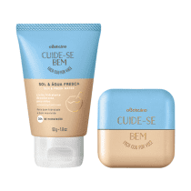 Combo Cuide-Se Bem Sol E Água Fresca: Hidratante Labial 6,2g + Creme Para Mãos 50g